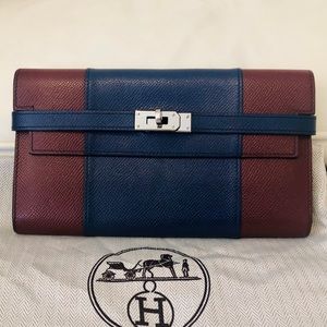 💓SOLD Authentic Hermes Kelly Flag Limited Edition Wallet